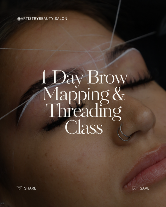 1 Day Brow Mapping & Threading Class