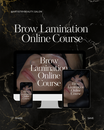 Brow Lamination Online Course