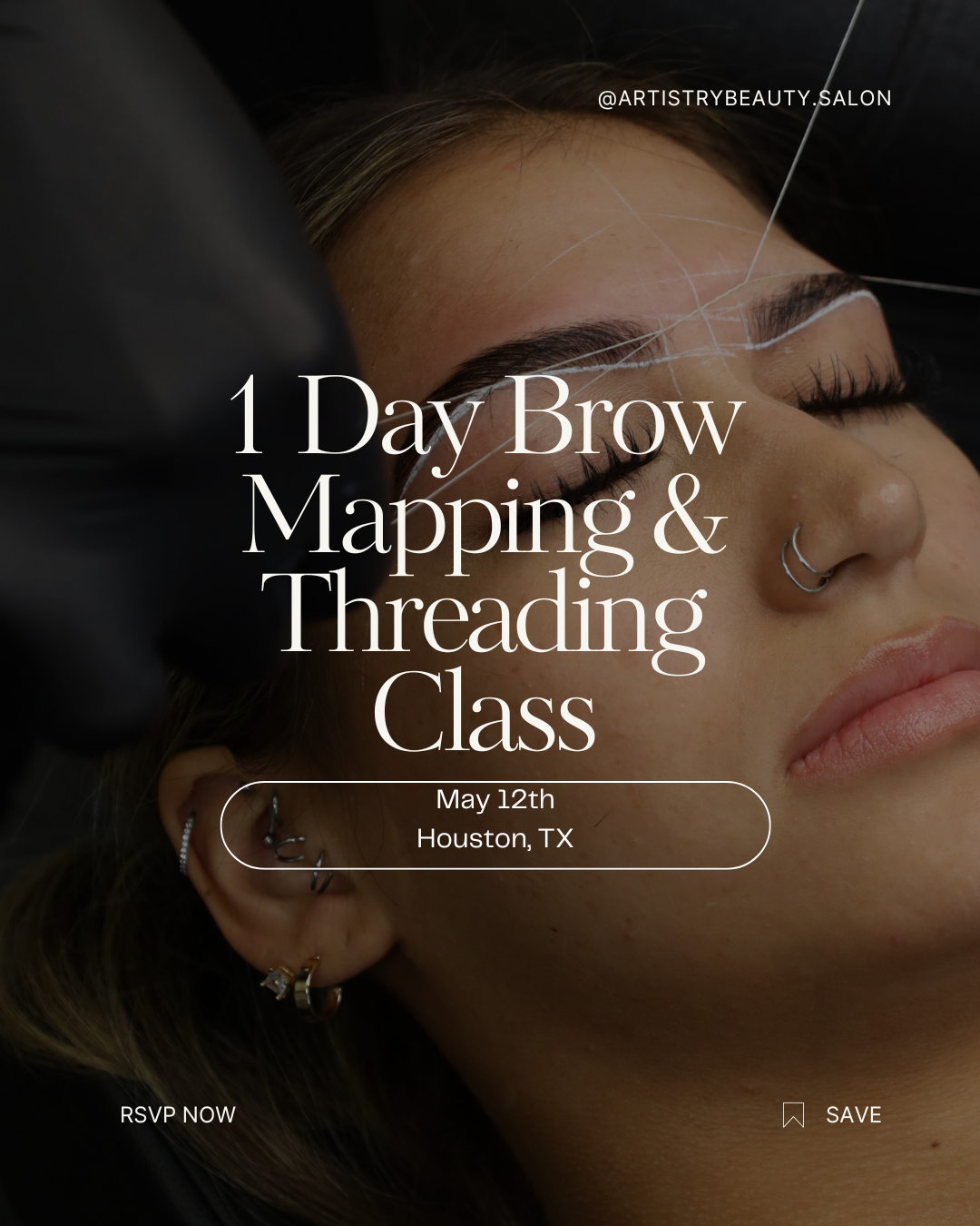 1 Day Brow Mapping & Threading Class
